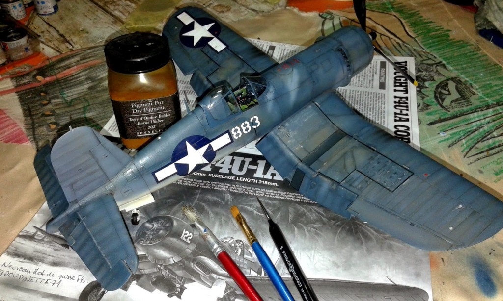 Tamiya Maquette avion : Vought F4U-1 Corsair pas cher 