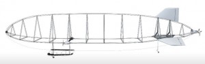 Dirigeable semi-rigide - structure du Zeppelin NT
