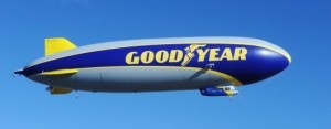 Zeppelin NT-101 comme support médiatique de Goodyear