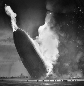 Crash de l'Hindenburg à Lakehurst le 6 Mai 1937