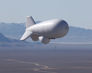 Ballon Captif Américain, JLENS, Crédits : Raytheon