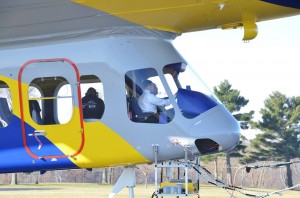 Vue de la cabine du Goodyear NT2