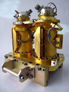 L'instrument T-SAGE constitué de ses deux accéléromètres 