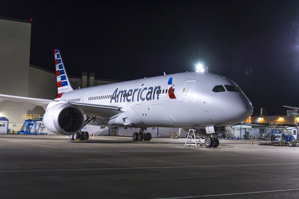 Le dernier fleuron d'American : le B787