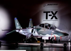 Le T-X de Boeing, lors de sa première présentation publique (©Boeing)