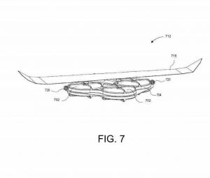 Image extraite du brevet "US9,305,280", vue schématique du système RPAS, Crédits: Amazon