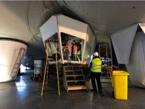 Cockpit réparé de l'Airlander 10, Crédit HAV