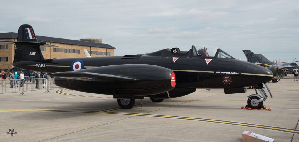 Martin Baker Gloster Meteor WA638