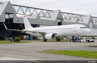 airbus: l'A320 montre le bout de ses sharklets