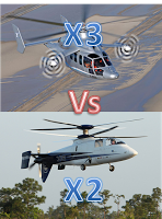 Sikorsky X2 VS Eurocopter X3: à toute vitesse !