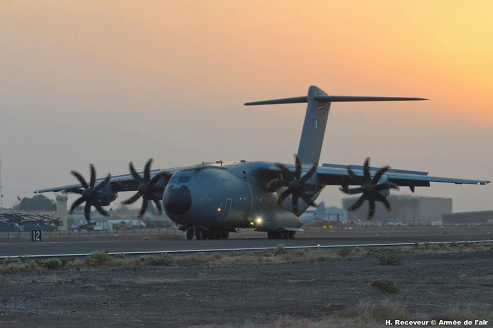 L'Atlas (A-400M) Ville de Toulouse en visite à Djibouti