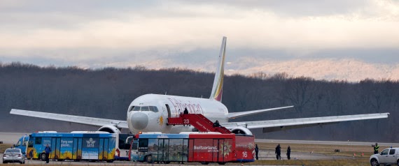 détournement d'avion en Suisse. Pas d'intervention en dehors des horaires de bureau!