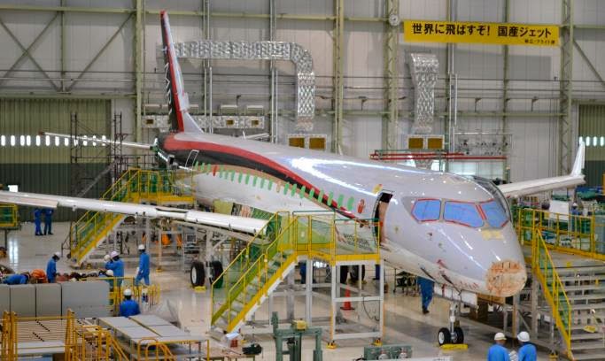 Le Mitsubishi Regional Jet a désormais des ailes !