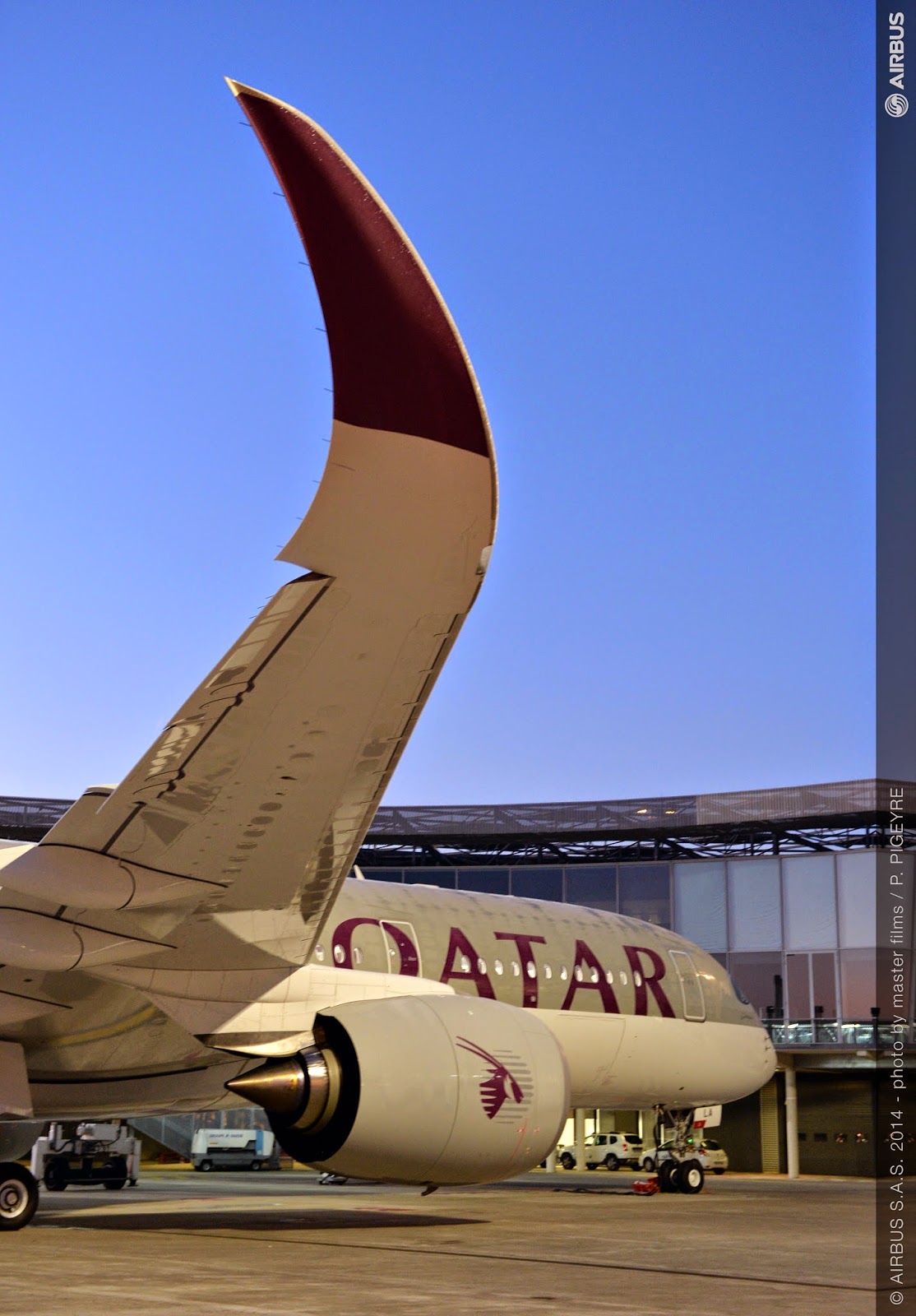 Airbus livre son tout premier A350 XWB à Qatar Airways