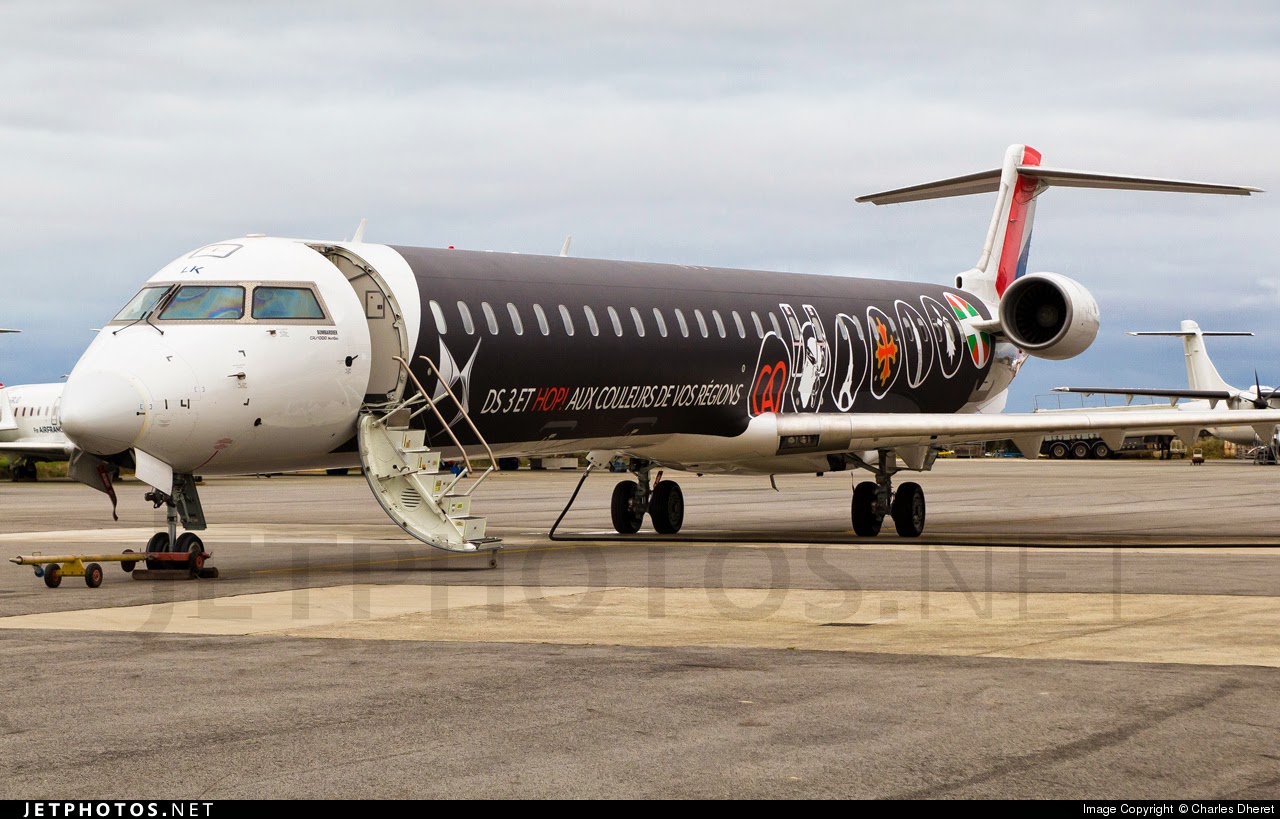 Hop et Citroen signent un partenariat visuel sur un CRJ