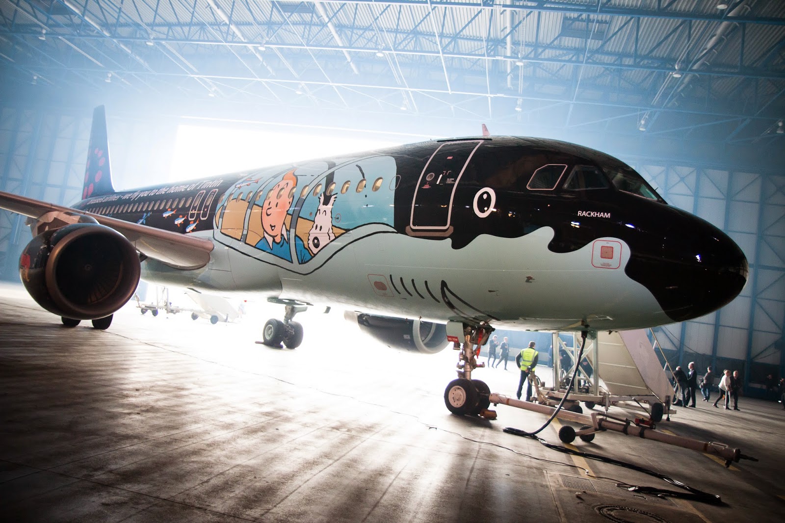 Brussels Airlines présente son A320 Rackham